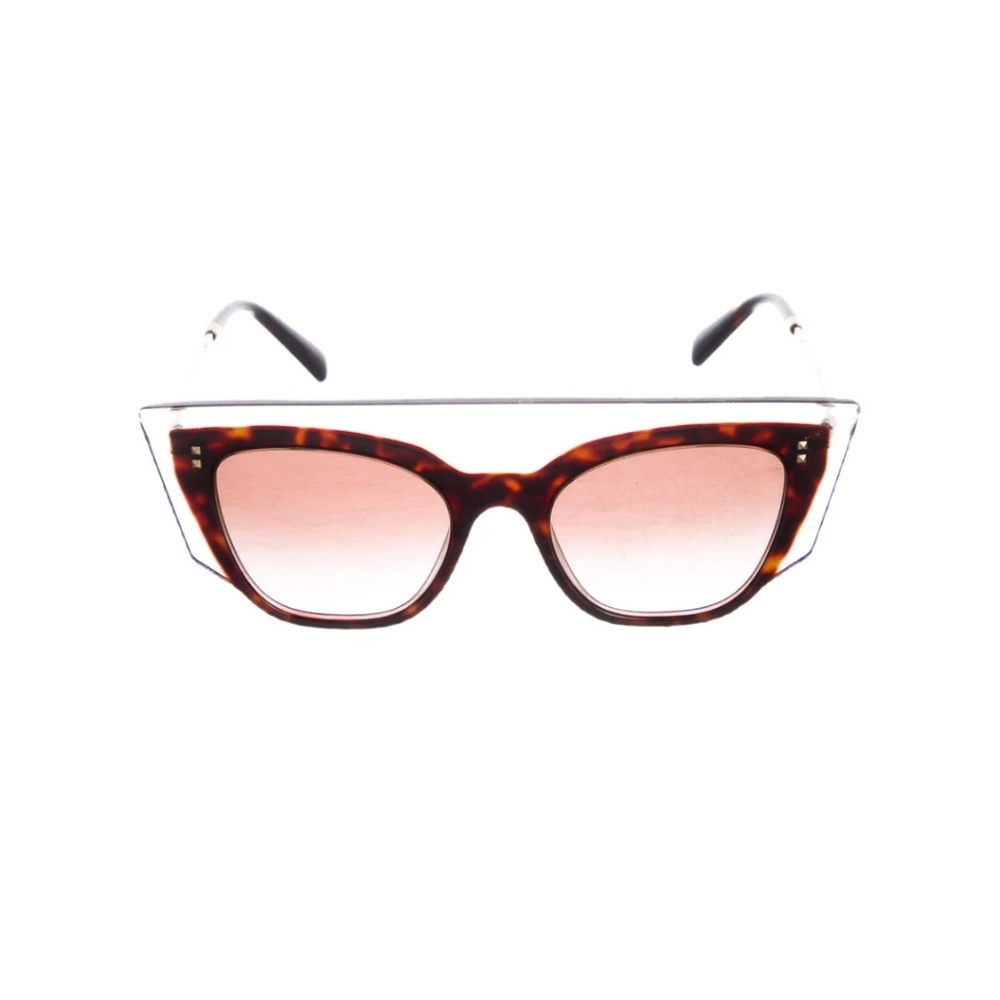 Valentino Rockstud Accents Cat-Eye Sunglasses